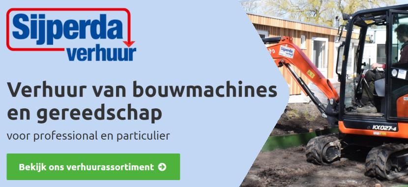 Sijperda Rental - The specialist in construction machinery and tools for professionals and private individuals