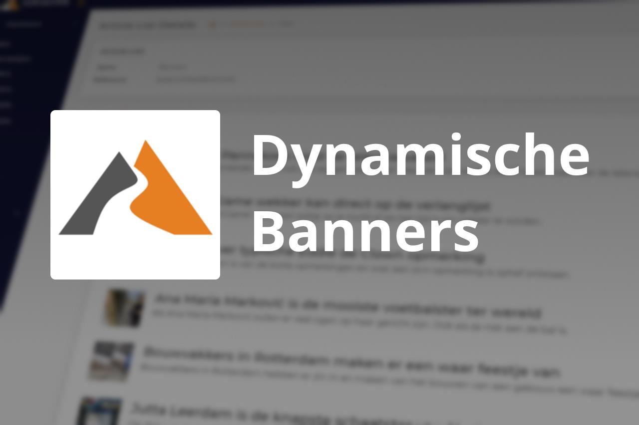 Dynamische banners voor blogs, artikelen en webshops